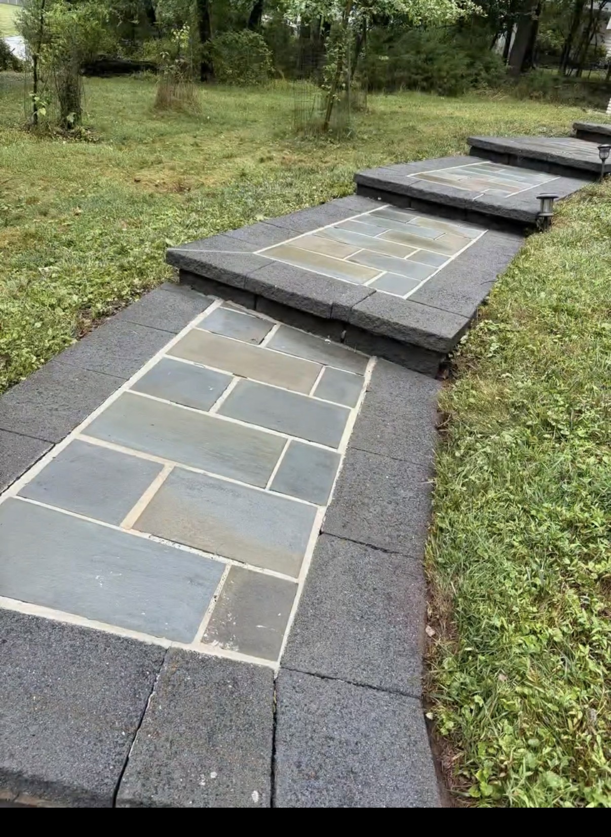 Pressure washing project completed by TR Terrain Works LLC
